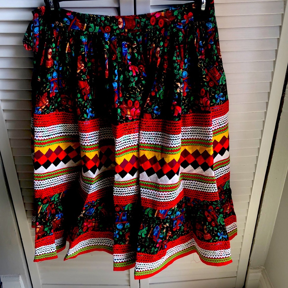 Native American patch work skirt